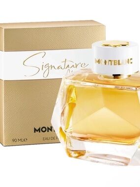 Montblanc Women's Perfume Bottle in Gold and White